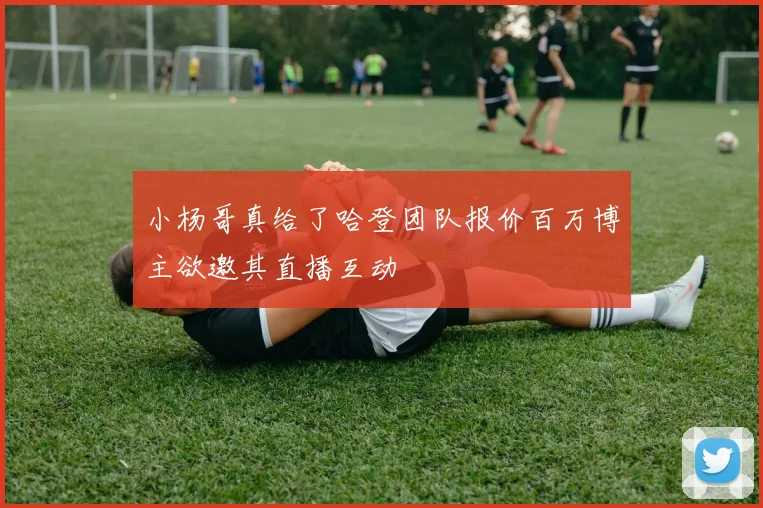 小杨哥真给了哈登团队报价百万博主欲邀其直播互动